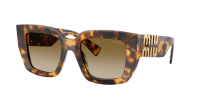 Miu Miu Glimpse MU B05S 14L20U 51-21 Honey Havana