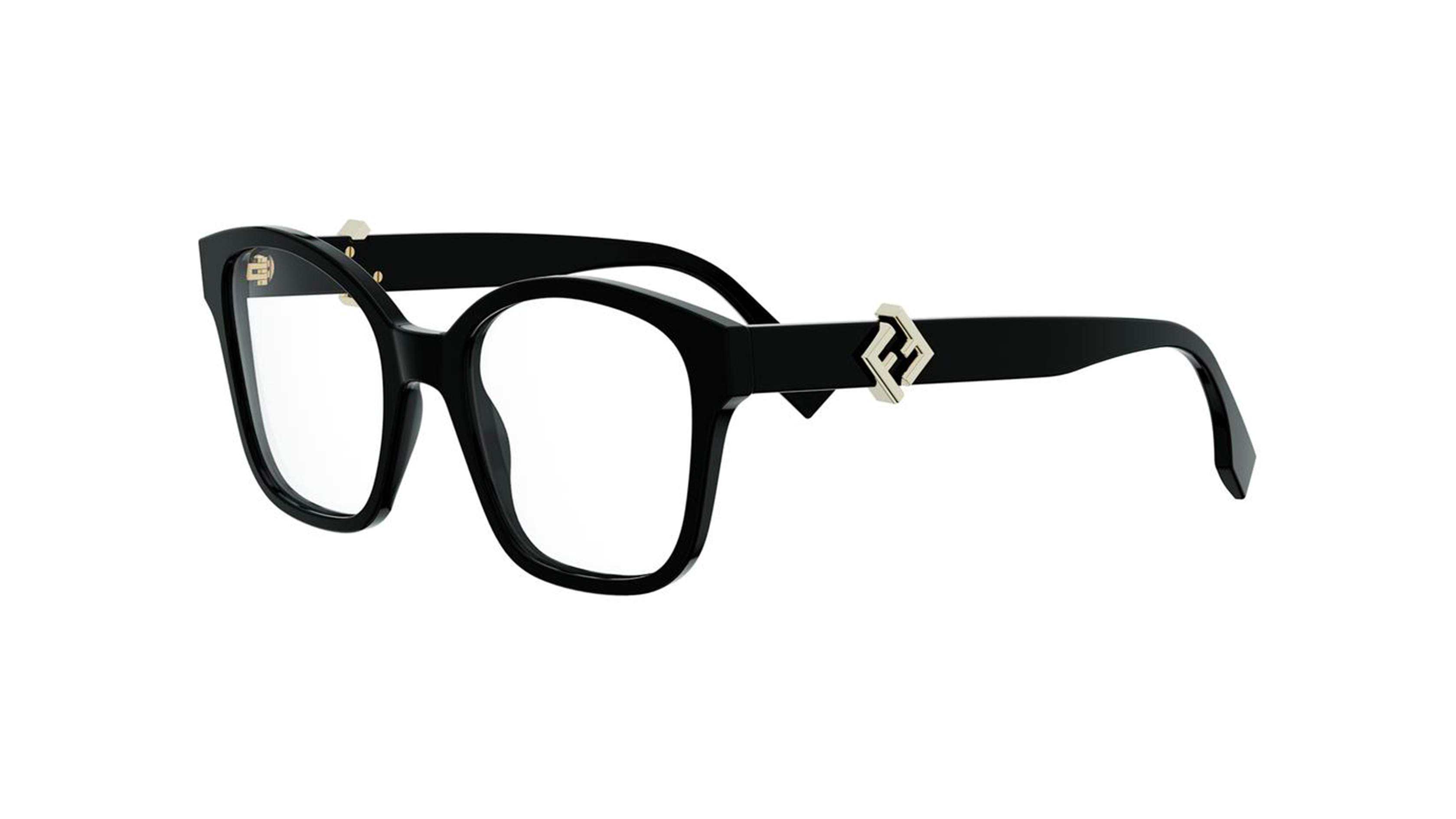 Fendi Womens FS301 Sunglasses Eyeglasses FRAMES 001 Black Italy 54 15 130 Fendi Roma FE50085I 001 Glasses - US main image 3
