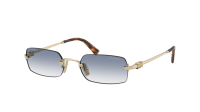 Miu Miu Eyewear MU B50S ZVN80O 52-20 Pale Gold
