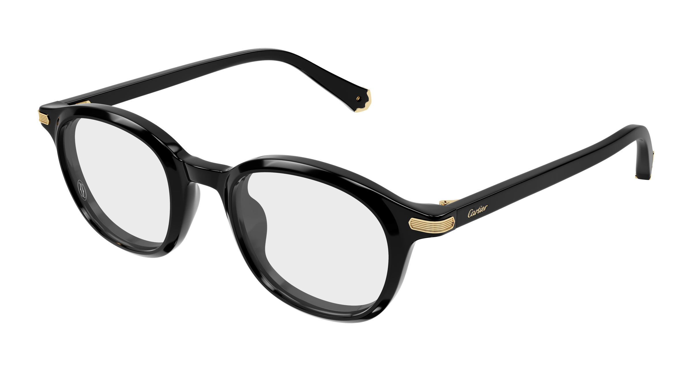 Eyeglasses Cartier Contemporary CT0584O 005 49-21 Black | Visiofactory