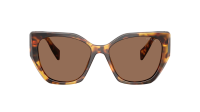 Prada PR 19ZS 14L-06B 55-17 Honey Tortoise