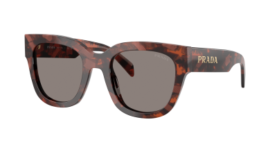 Lunettes de soleil Prada PR C04S 23F-80Q 52-22 Amaranth Tortoise