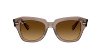Ray-Ban State street RB2186 6827/85 49-20 Transparent light brown