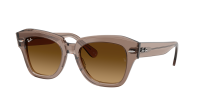 Ray-Ban State street RB2186 6827/85 49-20 Transparent light brown