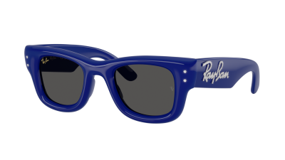 Sonnenbrille Ray-Ban Wayfarer puffer Edition swarovski RB4940B 686087 47-23 Blu with strass