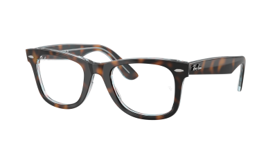 Occhiali da vista Ray-Ban Wayfarer Ease RX4340V RB4340V 8401 50-22 Dark havana on multicolor in stock