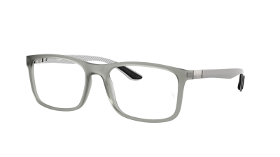 Occhiali da vista Ray-Ban RX8908 RB8908 5244 55-18 Matte Transparent Grey in stock