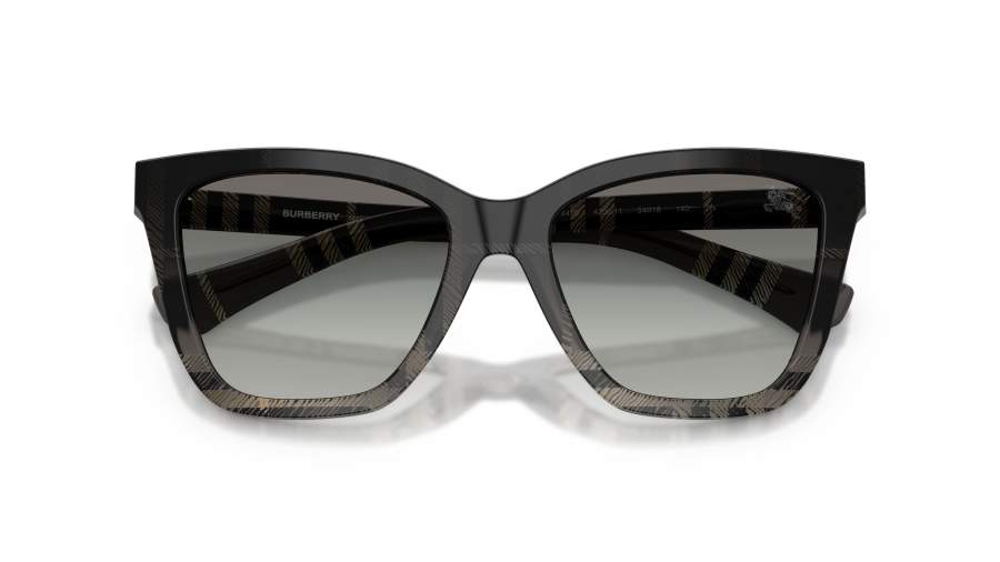 NWT, Burberry 0BE4470, Check Grey, Acetate, Women Sunglass Sunglasses Burberry BE4470 4200/11 54-18 Check gradient grey  main image 3