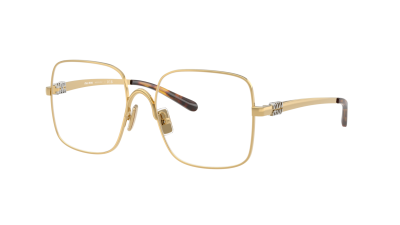 Brille Miu Miu MU 51YV 5AK1O1 53-17 Gold