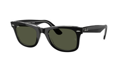 Sonnenbrille Ray-Ban Wayfarer RB2140 1294/31 50-22 Black on transparent auf Lager