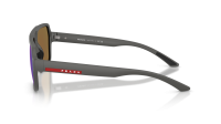 Prada Linea Rossa PS A06S 16X08R 59-16 Grey Silver