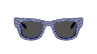 Ray-Ban Wayfarer puffer Edition pave swarovski RB4940BP 6867/87 47-23 Blue with strass pave