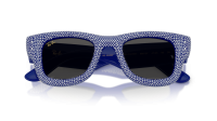 Ray-Ban Wayfarer puffer Edition pave swarovski RB4940BP 6867/87 47-23 Blue with strass pave