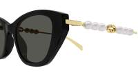 Gucci Emblem GG1968S 001 50-19 Black-Gold-Grey