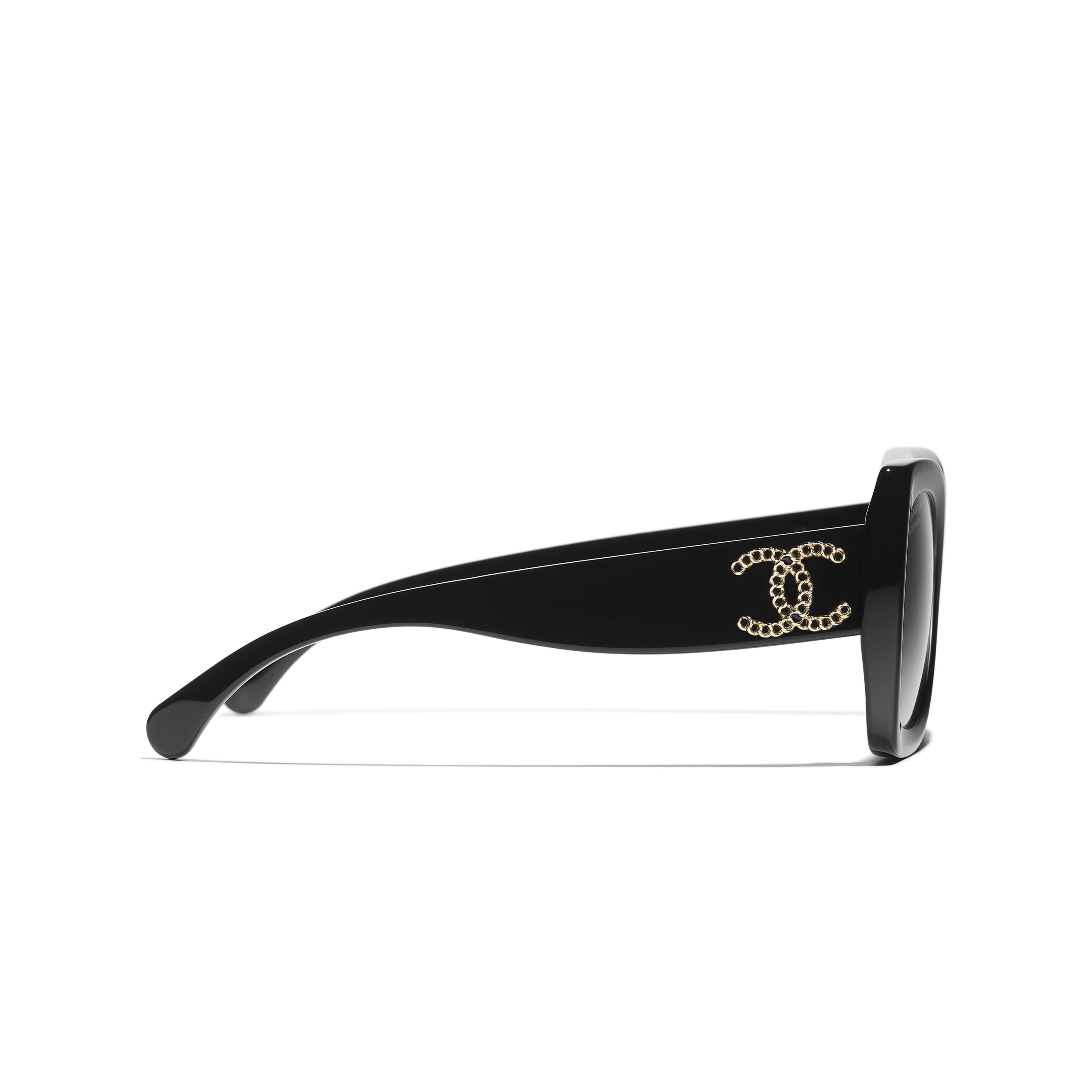 Chanel CC Polarized Black Authentic Luxury Brand Sunglasses CHANEL Polarized Square CC Sunglasses 5380 Black – Luxury Labels main image 2
