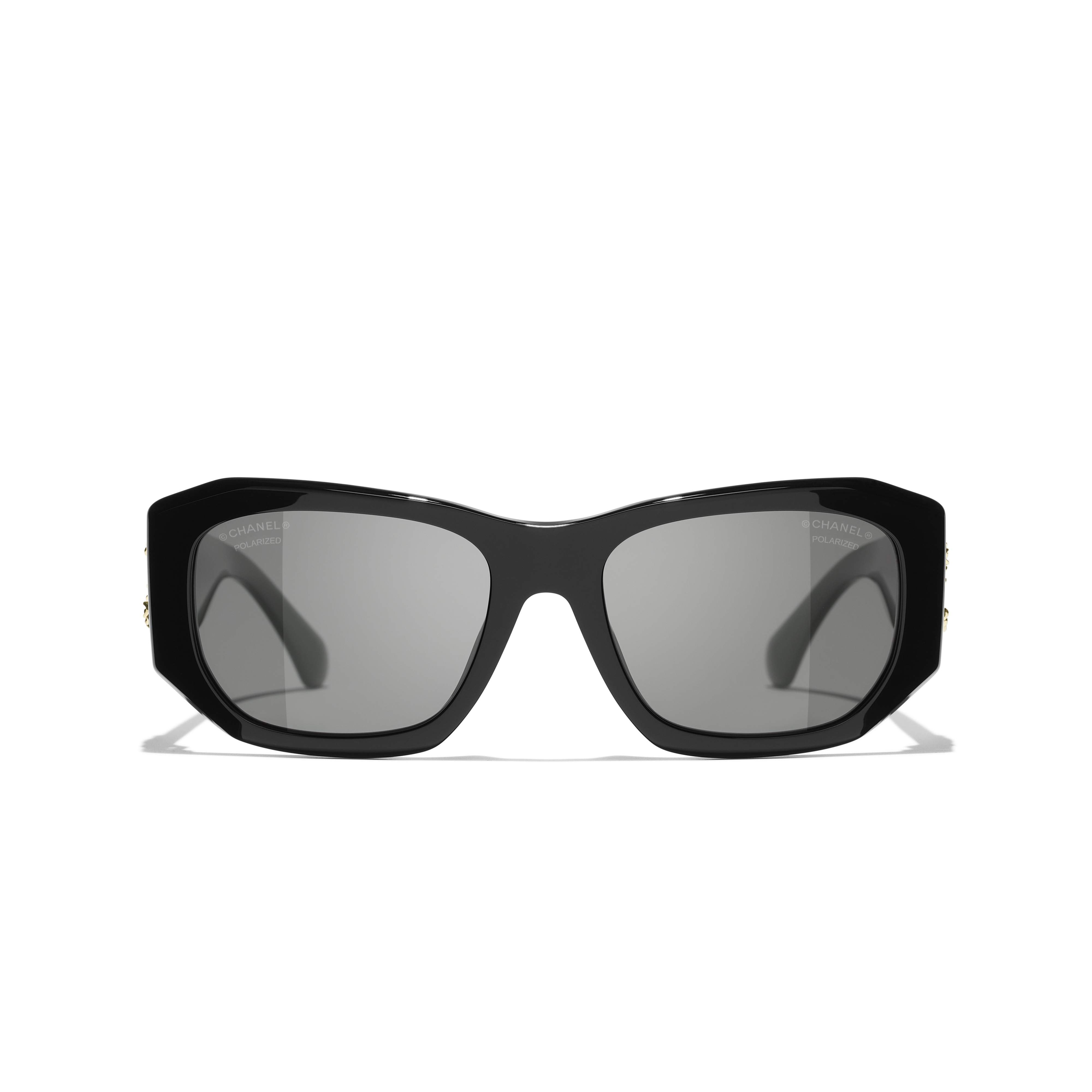 Sunglasses CHANEL CH5554 C622T8 55-18 Black display picture 2