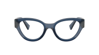 Miu Miu MU 01VV 08Q1O1 52-21 Blue transparent