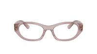Miu Miu MU 03WV 12W101 53-19 Mauve transparent
