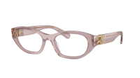 Miu Miu MU 03WV 12W101 53-19 Mauve transparent