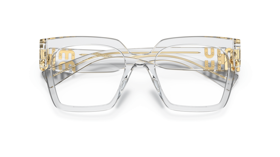 Brille Miu Miu MU 04UV 2AZ1O1 50-19 Crystal | Visiofactory