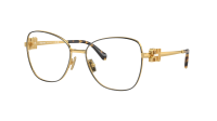 Miu Miu MU 50XV KUI101 56-17 Black Gold
