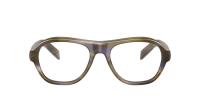 Prada PR C12V 23G1O1 54-19 Striped Lagoon