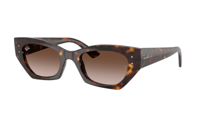 Sonnenbrille Ray-Ban Zena Bio-based RB4430 135913 52-22 Havana