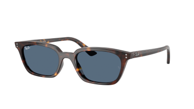 Sonnenbrille Ray-Ban Zaya Bio-based RB4456 135980 53-19 Havana