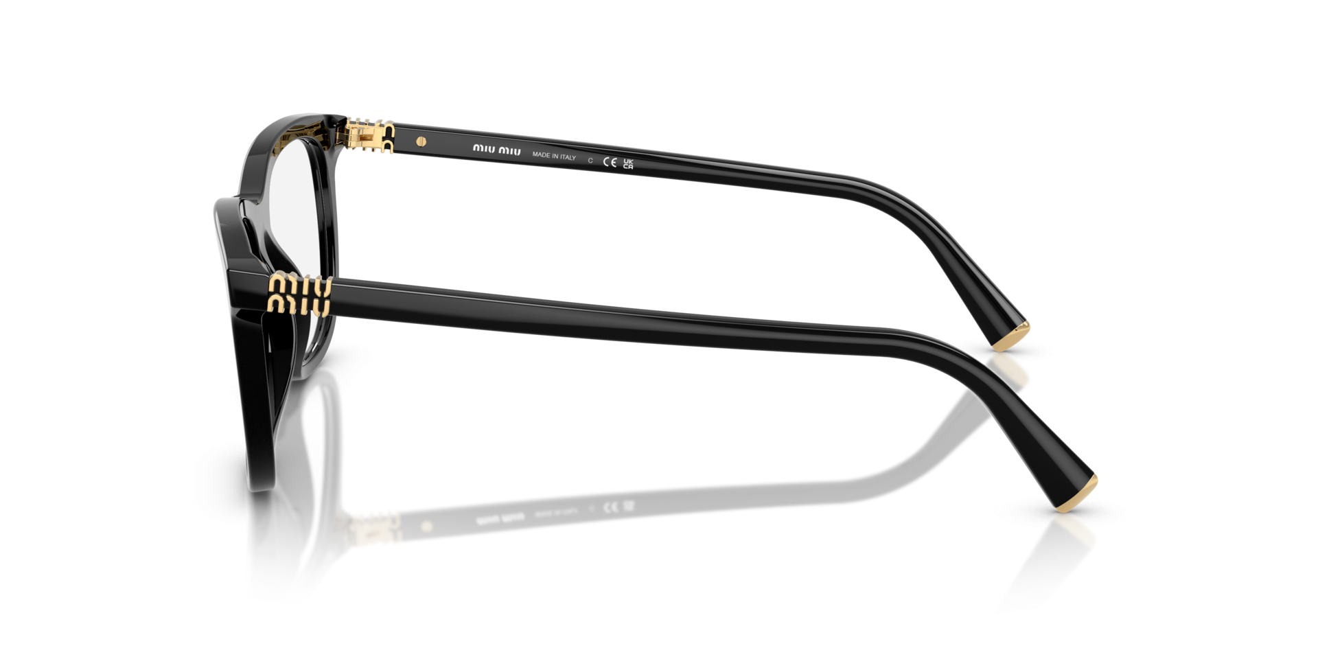 Lunettes de vue Miu Miu MU 01WV 16K1O1 54-17 Noir