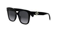 FENDI Ff diamonds FE40186I 01B 55-19 Black 