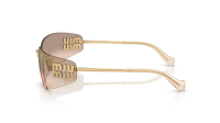 Miu Miu Aube MU A51S 5AK20P 75-14 Or