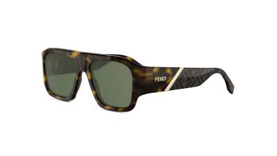 FENDI Fendi diagonal FE40198I 52N 54-18 Tartaruga