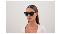 Saint Laurent Monogram SL M156 001 52-20 Preto