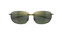 Maui Jim Breakwall HT422-15 / MJ0422S 038 64-12 Shiny Trans Khaki Green