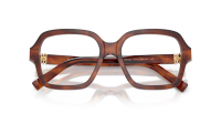 Miu Miu MU 03YV 26E101 52-17 Striped tobacco