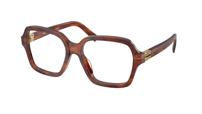 Lunettes de vue Miu Miu MU 03YV 26E101 52-17 Striped tobacco