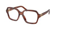 Miu Miu MU 03YV 26E101 52-17 Striped tobacco