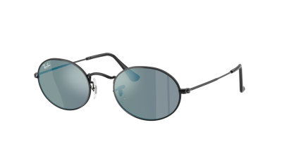 Ray-Ban Oval flat lenses RB3547N 002/8O 51-21 Schwarz