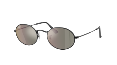 Lunettes de soleil Ray-Ban Oval Flat Lenses RB3547N 002/39 51-21 Noir