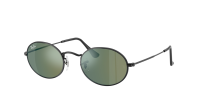 Ray-Ban Oval flat lenses RB3547N 002/68 51-21 Black