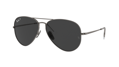 Sonnenbrille Ray-Ban Aviator titanium RB8089 165/48 62-14 Gunmetal