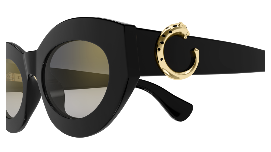 Sunglasses Cartier Panthère de cartier CT0638S 001 53-21 Black