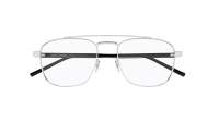 Saint Laurent Corner angle SL 665 OPT 002 56-18 Srebrna
