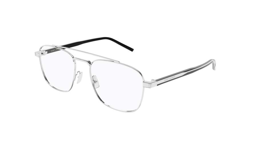 Saint Laurent Corner angle SL 665 OPT 002 56-18 Zilver