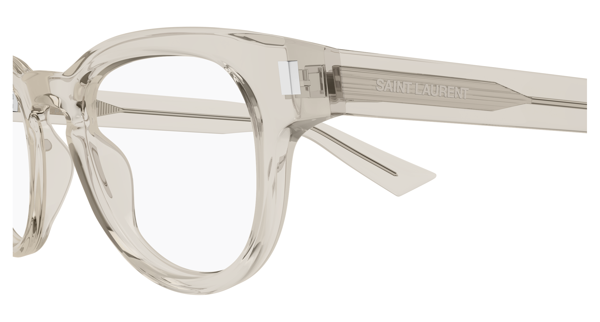 Eyeglasses Saint Laurent Corner angle SL 876 OPT 004 48-22 Clear ...