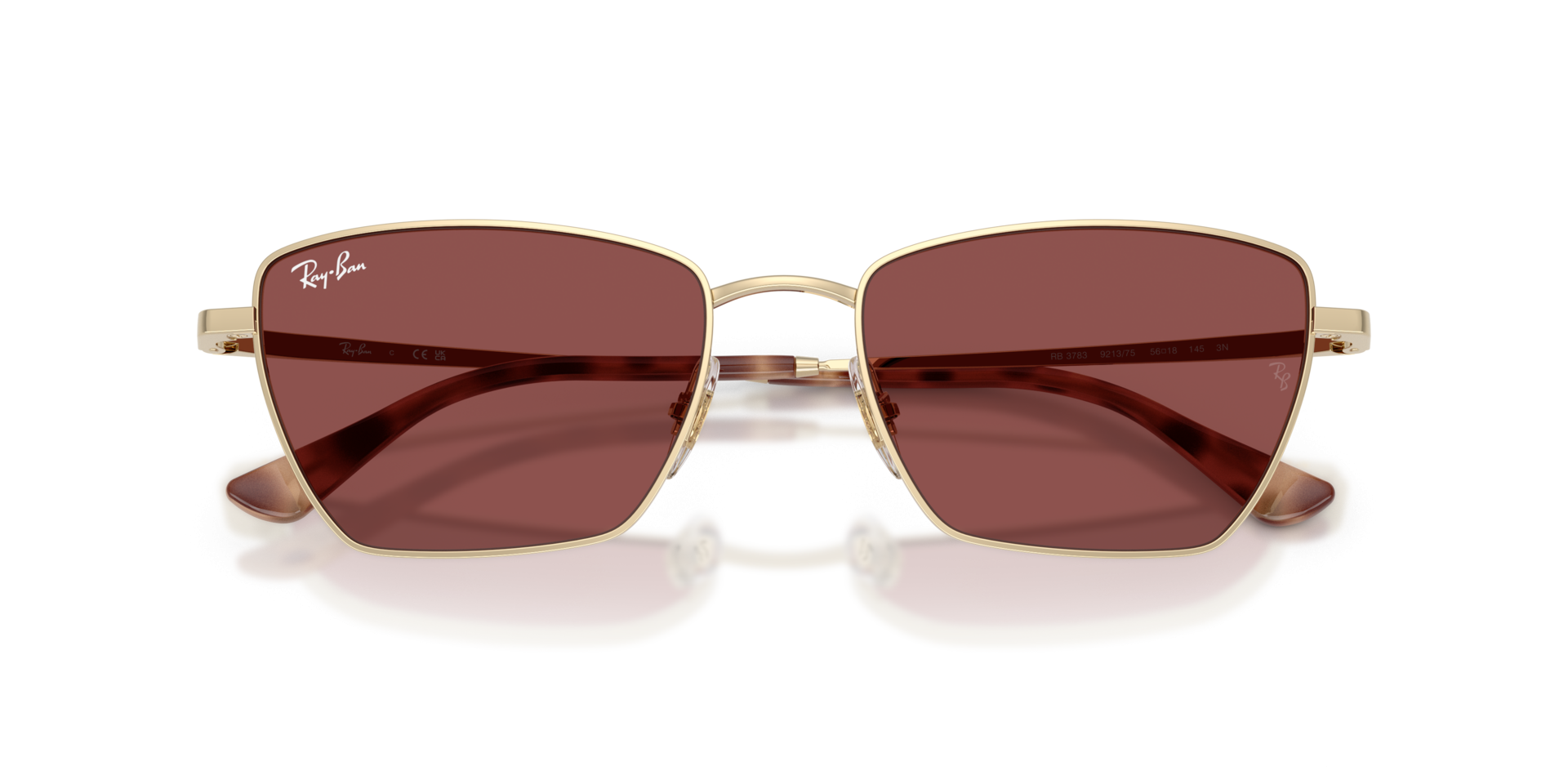 Sunglasses Ray-Ban Drea bio-based RB3783 9213/75 56-18 Pale Gold ...