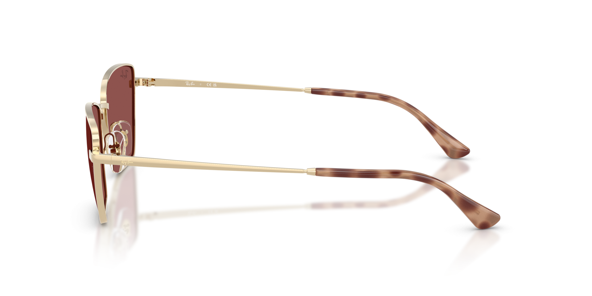 Sunglasses Ray-Ban Drea bio-based RB3783 9213/75 56-18 Pale Gold ...