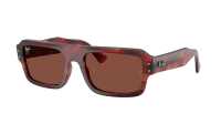 Ray-Ban Flacko RB4454 1452/C5 56-20 Havana Red