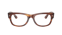Ray-Ban Mega wayfarer 2 RX0832V RB0832V 2144 52-21 Striped Havana