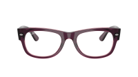 Ray-Ban Mega wayfarer 2 RX0832V RB0832V 8364 52-21 Violet on transparent pink